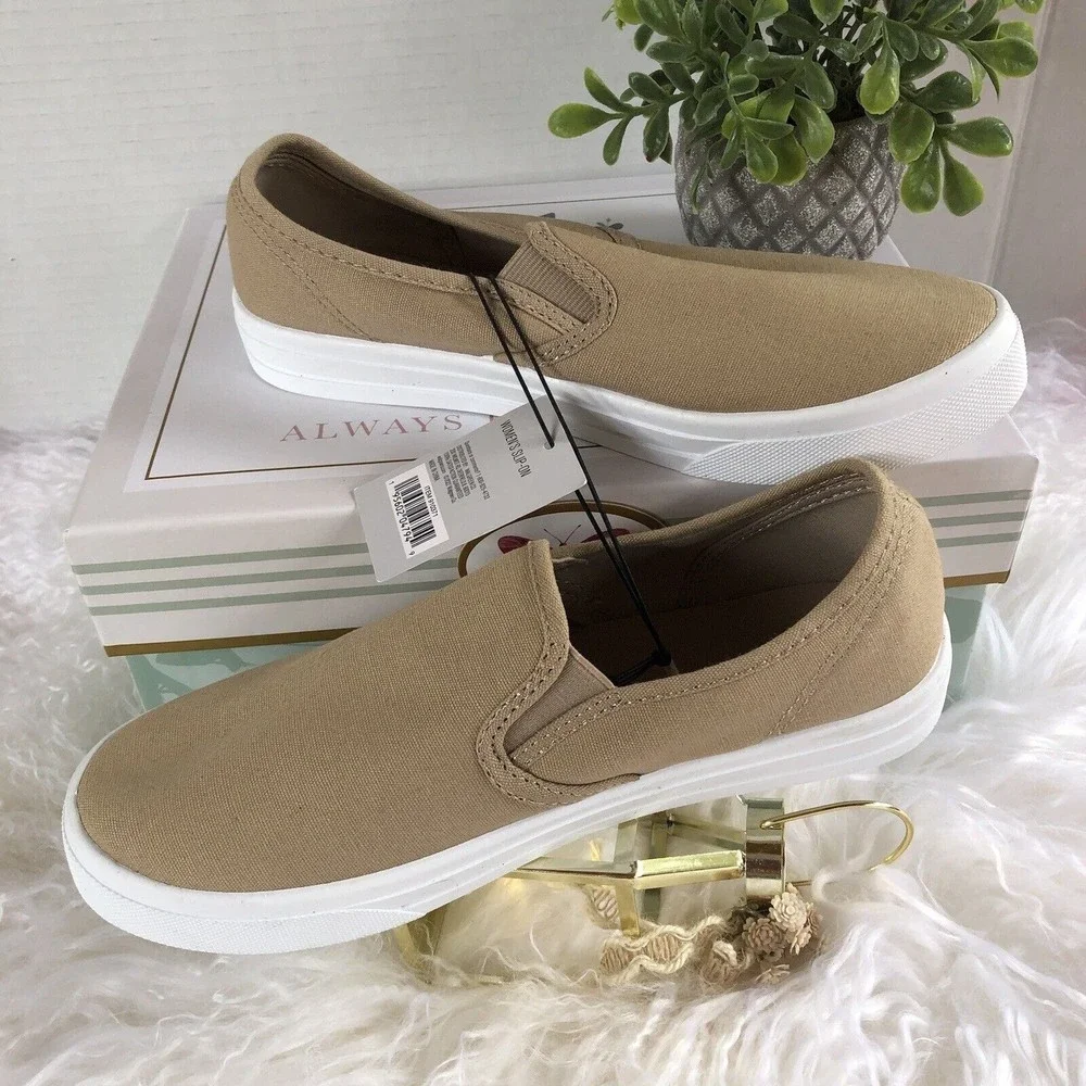 Women S West Loop Size Small 5/6 Slip On Tennis Shoes Sneakers NWT Brown… - Picture 9 of 16